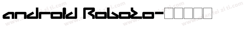 android Roboto字体转换